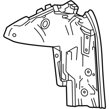 GM 26501633 Pocket Assembly-Body Side Tail Lamp 26501633 GM Pocket Assembly-Body Side Tail Lamp Illustration 1 of 1