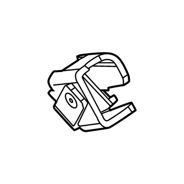 25205589 GM Shield Assembly-Turbo Wastegate Actuator Vacuum Control Illustration 1 of 1