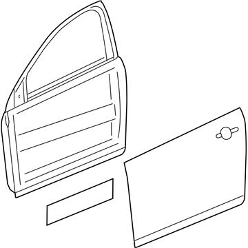 Chevy 22885532 Door Shell