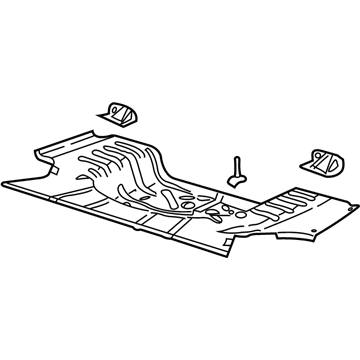 Saturn 22687890 Rear Floor Pan