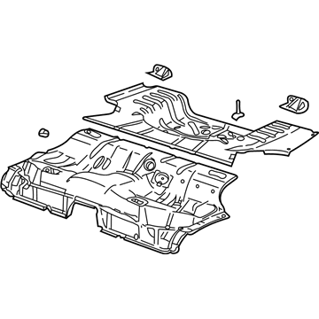 Saturn 22687886 Floor Pan Assembly