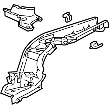 Saturn 22672289 Rear Rail