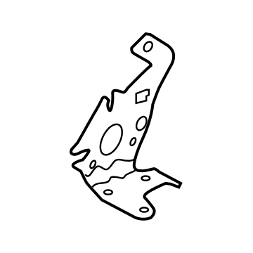 GMC 12669657 Air Pump Bracket