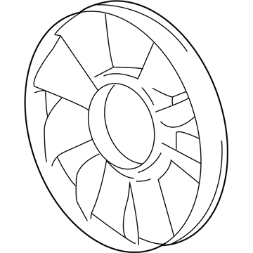 Chevy Trailblazer Cooling Fan Assembly - 15229250