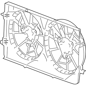 Chevy 22697113 Fan Shroud