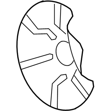 Chevy Cobalt Backing Plate - 22705358