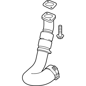GM 22844518 Air Inlet Tube 22844518 GM Air Inlet Tube Illustration 1 of 1