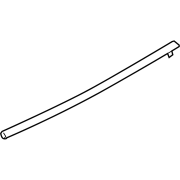 15912992 GM Belt Weatherstrip, Rear Passenger Side Illustration 1 of 1