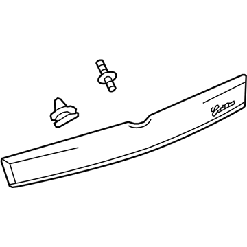 GM 22762876 Molding 22762876 GM Molding Illustration 1 of 1
