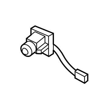 GM 84082778 Front Camera, Driver Side 84082778 GM Front Camera, Driver Side Illustration 1 of 1