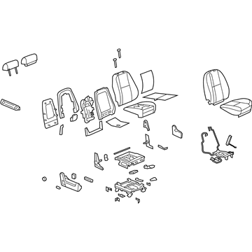 Chevy 15934152 Seat Assembly