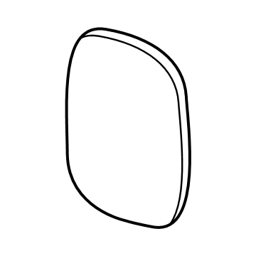GM 84630603 Headrest, Black, Front 84630603 GM Headrest, Black, Front Illustration 1 of 1