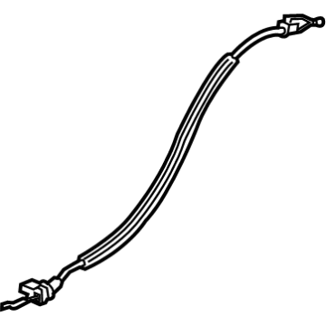 GM 23506181 Lock Cable, Rear 23506181 GM Lock Cable, Rear Illustration 1 of 1