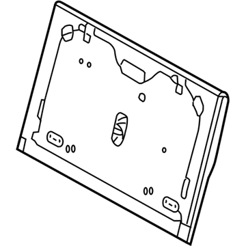 88898474 GM Seat Back Panel, Rear Illustration 1 of 1