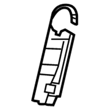 GM 19122786 Recline Cover, Rear Driver Side 19122786 GM Recline Cover, Rear Driver Side Illustration 1 of 1