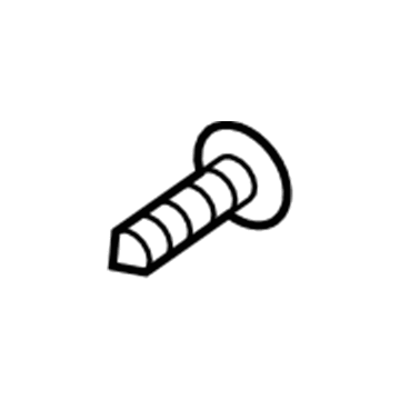 94520311 GM Upper Center Pillar Trim Screw Illustration 1 of 1