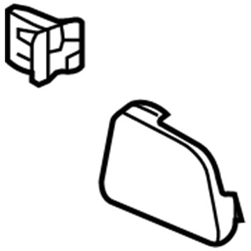 GM 20979356 Access Cover, Center Inner Passenger Side 20979356 GM Access Cover, Center Inner Passenger Side Illustration 1 of 1