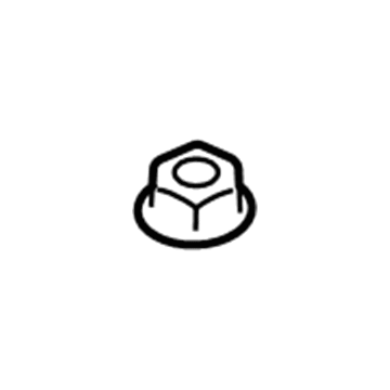 Pontiac 88974237 Positive Term Nut
