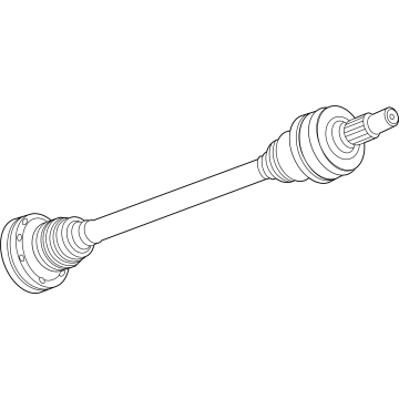 GM 84492507 Axle Assembly, Rear Driver Side 84492507 GM Axle Assembly, Rear Driver Side Illustration 1 of 1