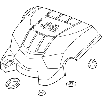 Chevy Equinox Engine Cover - 12605043