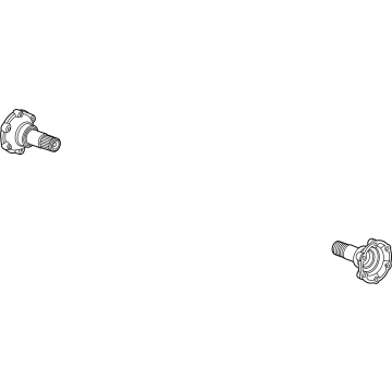 GM 84649190 Axle Shafts, Rear 84649190 GM Axle Shafts, Rear Illustration 1 of 1