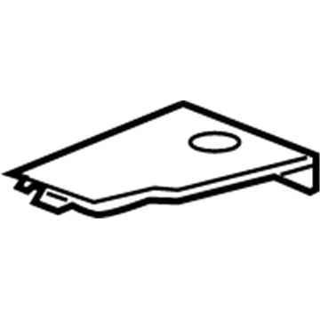 23220446 GM Storage Cover, Driver Side Illustration 1 of 1
