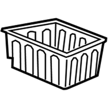 22759883 GM Tray, Rear Passenger Side Illustration 1 of 1