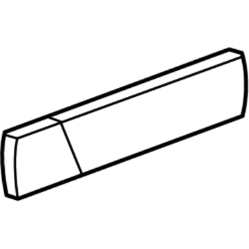 GM 22780164 Reflector 22780164 GM Reflector Illustration 1 of 1