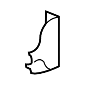 GM 15769302 Front Molding, Outer Passenger Side 15769302 GM Front Molding, Outer Passenger Side Illustration 1 of 1