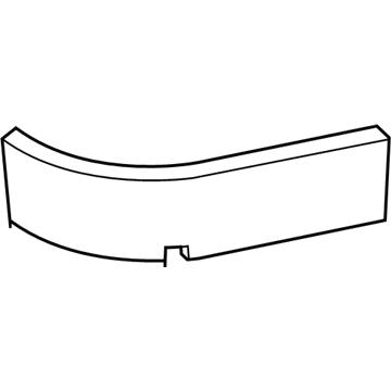 GM 88937022 Applique, Passenger Side 88937022 GM Applique, Passenger Side Illustration 1 of 1