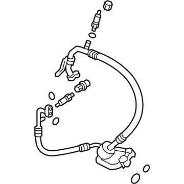 GM 84812614 Pressure Hose 84812614 GM Pressure Hose Illustration 1 of 1