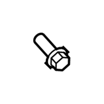 GM 92138963 Emergency Cable Bolt 92138963 GM Emergency Cable Bolt Illustration 1 of 1