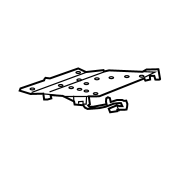 85117428 GM Seat Cushion Heater, Front Illustration 1 of 1