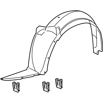 Chevy 15289944 Fender Liner