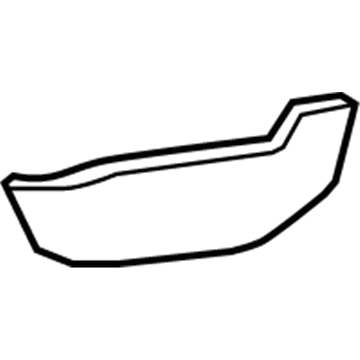 GM 15901479 Inner Finish Panel, Passenger Side 15901479 GM Inner Finish Panel, Passenger Side Illustration 1 of 1