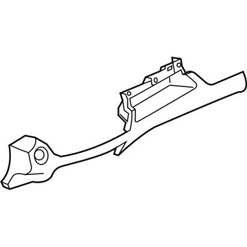 GM 84012902 Trim Panel, Passenger Side 84012902 GM Trim Panel, Passenger Side Illustration 1 of 1