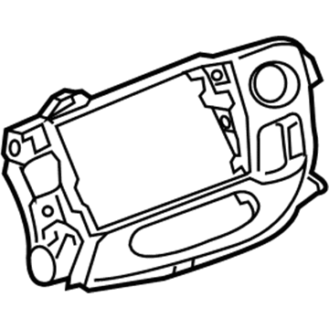 GM 84463577 Trim Plate, Black 84463577 GM Trim Plate, Black Illustration 1 of 1