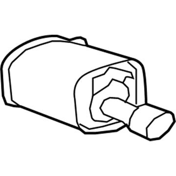 Chevy 92249200 Rear Muffler