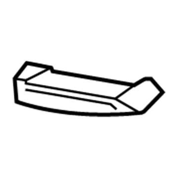 GM 23188918 Inner Bracket, Front Driver Side 23188918 GM Inner Bracket, Front Driver Side Illustration 1 of 1