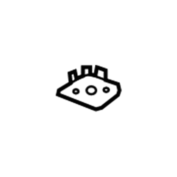 25817551 GM Microphone Bracket Illustration 1 of 1