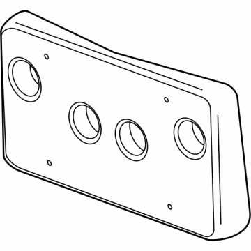 Chevy 86579109 License Bracket