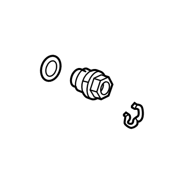 GM 24284114 Inlet Pipe Connector 24284114 GM Inlet Pipe Connector Illustration 1 of 1