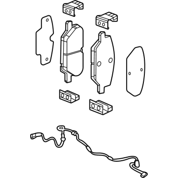 Chevy Camaro Brake Pads - 84830631