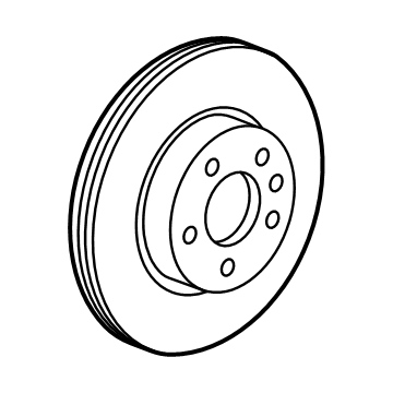Chevy Camaro Brake Rotor - 13515495