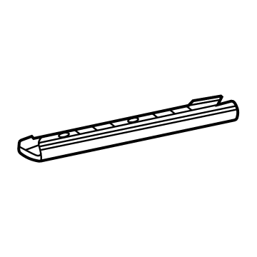 GM 84325492 Track Cover, Black, Front Driver Side 84325492 GM Track Cover, Black, Front Driver Side Illustration 1 of 1