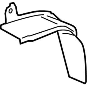 88937018 GM Outer Wheelhouse, Driver Side Illustration 1 of 1