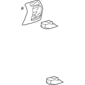 GM 12476319 Rear Panel 12476319 GM Rear Panel Illustration 1 of 1
