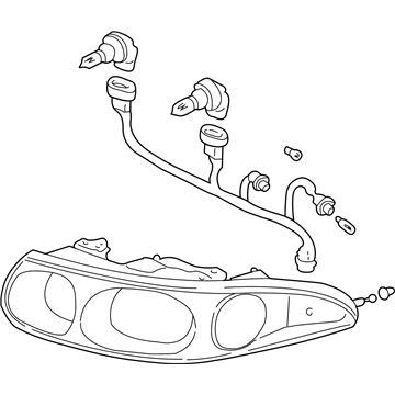 Buick LeSabre Headlight - 19245377