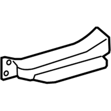 19204196 GM Rear Sill Plate, Passenger Side Illustration 1 of 1