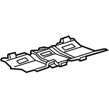 Chevy 12650977 Oil Pan Baffle